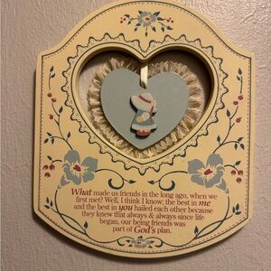 Dex Cream Decorative Plaque